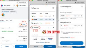 Cách chỉnh gas fee trên ví Metamask